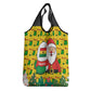 Ghana Christmas Grocery Bag Santa Ornament National Coat of Arms and Festive - African Pride