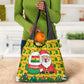 Ghana Christmas Grocery Bag Santa Ornament National Coat of Arms and Festive - African Pride