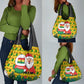 Ghana Christmas Grocery Bag Santa Ornament National Coat of Arms and Festive - African Pride
