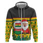 Ghana Christmas Hoodie Santa Ornament National Coat of Arms and Festive - African Pride