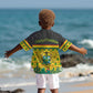 Ghana Christmas Kid Hawaiian Shirt Santa Ornament National Coat of Arms and Festive - African Pride