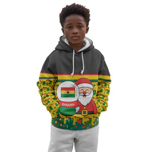 Ghana Christmas Kid Hoodie Santa Ornament National Coat of Arms and Festive - African Pride