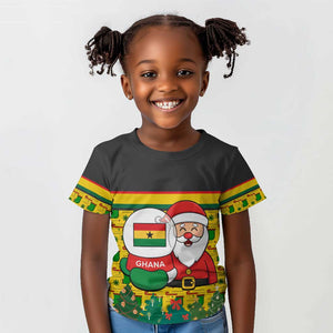 Ghana Christmas Kid T shirt Santa Ornament National Coat of Arms and Festive - African Pride
