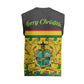 Ghana Christmas Knitted V-Neck Vest Santa Ornament National Coat of Arms and Festive - African Pride