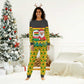 Ghana Christmas Pajama Set Santa Ornament National Coat of Arms and Festive - African Pride