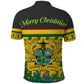 Ghana Christmas Polo Shirt Santa Ornament National Coat of Arms and Festive - African Pride