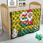 Ghana Christmas Quilt Santa Ornament National Coat of Arms and Festive - African Pride
