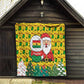 Ghana Christmas Quilt Santa Ornament National Coat of Arms and Festive - African Pride