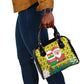 Ghana Christmas Shoulder Handbag Santa Ornament National Coat of Arms and Festive - African Pride