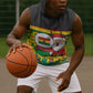Ghana Christmas Sleeveless Hoodie Santa Ornament National Coat of Arms and Festive - African Pride