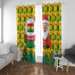 Ghana Christmas Window Curtain Santa Ornament National Coat of Arms and Festive - African Pride
