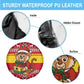 Ghana Christmas Spare Tire Cover Monkey Holding Gift Ghana Map and Festive - African Pride