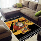 Egypt Christmas Area Rug Pharaoh Santa Pyramids Eye of Horus and Ancient Egyptian - African Pride