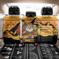 Egypt Christmas Back Car Seat Cover Pharaoh Santa Pyramids Eye of Horus and Ancient Egyptian - African Pride