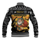 Egypt Christmas Baseball Jacket Pharaoh Santa Pyramids Eye of Horus and Ancient Egyptian - African Pride