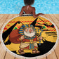 Egypt Christmas Beach Blanket Pharaoh Santa Pyramids Eye of Horus and Ancient Egyptian - African Pride