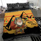 Egypt Christmas Bedding Set Pharaoh Santa Pyramids Eye of Horus and Ancient Egyptian - African Pride