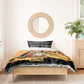 Egypt Christmas Bedding Set Pharaoh Santa Pyramids Eye of Horus and Ancient Egyptian - African Pride