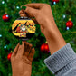 Egypt Christmas Ceramic Ornament Pharaoh Santa Pyramids Eye of Horus and Ancient Egyptian - African Pride