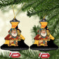 Egypt Christmas Ceramic Ornament Pharaoh Santa Pyramids Eye of Horus and Ancient Egyptian - African Pride