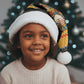 Egypt Christmas Santa Hat Pharaoh Santa Pyramids Eye of Horus and Ancient Egyptian - African Pride