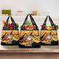 Egypt Christmas Grocery Bag Pharaoh Santa Pyramids Eye of Horus and Ancient Egyptian - African Pride