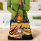 Egypt Christmas Grocery Bag Pharaoh Santa Pyramids Eye of Horus and Ancient Egyptian - African Pride