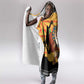 Egypt Christmas Hooded Blanket Pharaoh Santa Pyramids Eye of Horus and Ancient Egyptian - African Pride