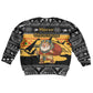 Egypt Christmas Kid Ugly Christmas Sweater Pharaoh Santa Pyramids Eye of Horus and Ancient Egyptian - African Pride