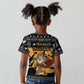 Egypt Christmas Kid T shirt Pharaoh Santa Pyramids Eye of Horus and Ancient Egyptian - African Pride