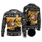 Egypt Christmas Ugly Christmas Sweater Pharaoh Santa Pyramids Eye of Horus and Ancient Egyptian - African Pride