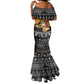 Egypt Christmas Mermaid Dress Pharaoh Santa Pyramids Eye of Horus and Ancient Egyptian - African Pride