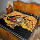 Egypt Christmas Quilt Pharaoh Santa Pyramids Eye of Horus and Ancient Egyptian - African Pride