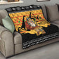 Egypt Christmas Quilt Pharaoh Santa Pyramids Eye of Horus and Ancient Egyptian - African Pride