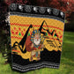 Egypt Christmas Quilt Pharaoh Santa Pyramids Eye of Horus and Ancient Egyptian - African Pride