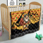 Egypt Christmas Quilt Pharaoh Santa Pyramids Eye of Horus and Ancient Egyptian - African Pride