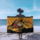 Egypt Christmas Sarong Pharaoh Santa Pyramids Eye of Horus and Ancient Egyptian - African Pride