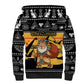 Egypt Christmas Sherpa Hoodie Pharaoh Santa Pyramids Eye of Horus and Ancient Egyptian - African Pride