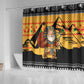 Egypt Christmas Shower Curtain Pharaoh Santa Pyramids Eye of Horus and Ancient Egyptian - African Pride