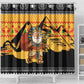 Egypt Christmas Shower Curtain Pharaoh Santa Pyramids Eye of Horus and Ancient Egyptian - African Pride