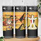 Egypt Christmas Skinny Tumbler Pharaoh Santa Pyramids Eye of Horus and Ancient Egyptian - African Pride