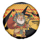 Egypt Christmas Spare Tire Cover Pharaoh Santa Pyramids Eye of Horus and Ancient Egyptian - African Pride