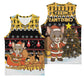 Egypt Christmas Basketball Jersey Santa Cat Sleigh Reindeer Christmas Tree and Ancient Hieroglyphic - African Pride