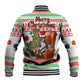 Madagascar Christmas Baseball Jacket Lemur Santa Hat Holiday Tree - African Pride