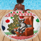 Madagascar Christmas Beach Blanket Lemur Santa Hat Holiday Tree - African Pride