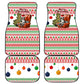 Madagascar Christmas Car Mats Lemur Santa Hat Holiday Tree - African Pride