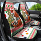 Madagascar Christmas Car Seat Cover Lemur Santa Hat Holiday Tree - African Pride