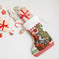 Madagascar Christmas Stocking Lemur Santa Hat Holiday Tree - African Pride