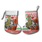 Madagascar Christmas Stocking Lemur Santa Hat Holiday Tree - African Pride