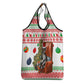 Madagascar Christmas Grocery Bag Lemur Santa Hat Holiday Tree - African Pride